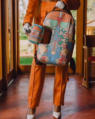 FRANK LLOYD WRIGHT COLLAB IMPERIAL MODULAR REMOVABLE BACKPACK