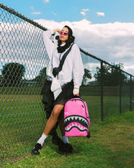 SHARK CENTRAL EMBROIDERED EFFECT BACKPACK