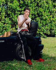 GLOSSY BOSSY - BLK METALLIC BACKPACK