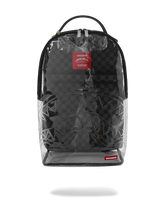 CLEAR DLX BACKPACK - CHECKED OUT (GRAY BLK CHECK)