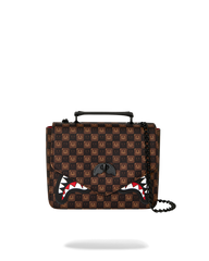 SHARKS IN PARIS GRIN & GRIND HANDBAG