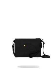 THE GOLDEN FANG SHARK CROSSOVER CLUTCH