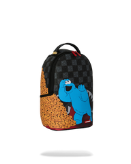 SESAME STREET COOKIE MONSTER STACK EM HIGH MINI DLX BACKPACK