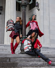 HELLO KITTY OFFICIAL COLLAB - BRICK WALL SPLIT BACKPACK