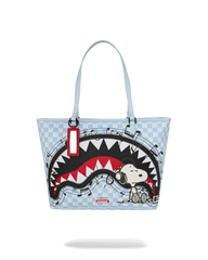 PEANUTS SNOOPY TUNED UP & TUNED OUT TOTE