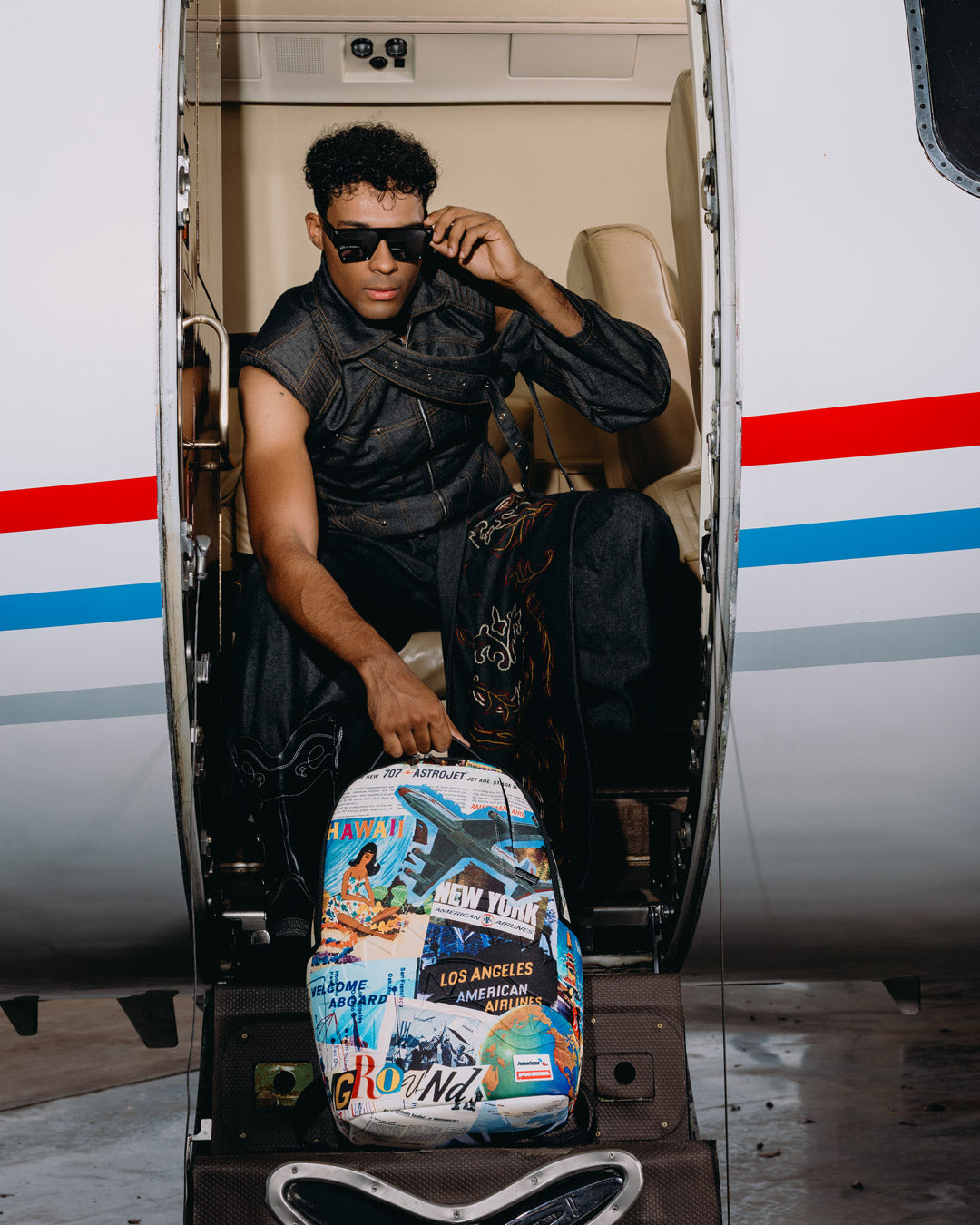 AMERICAN AIRLINES 100 YRS - WELCOME ABOARD BACKPACK