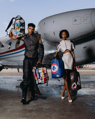 AMERICAN AIRLINES 100 YRS - TAGS ON TAGS BACKPACK
