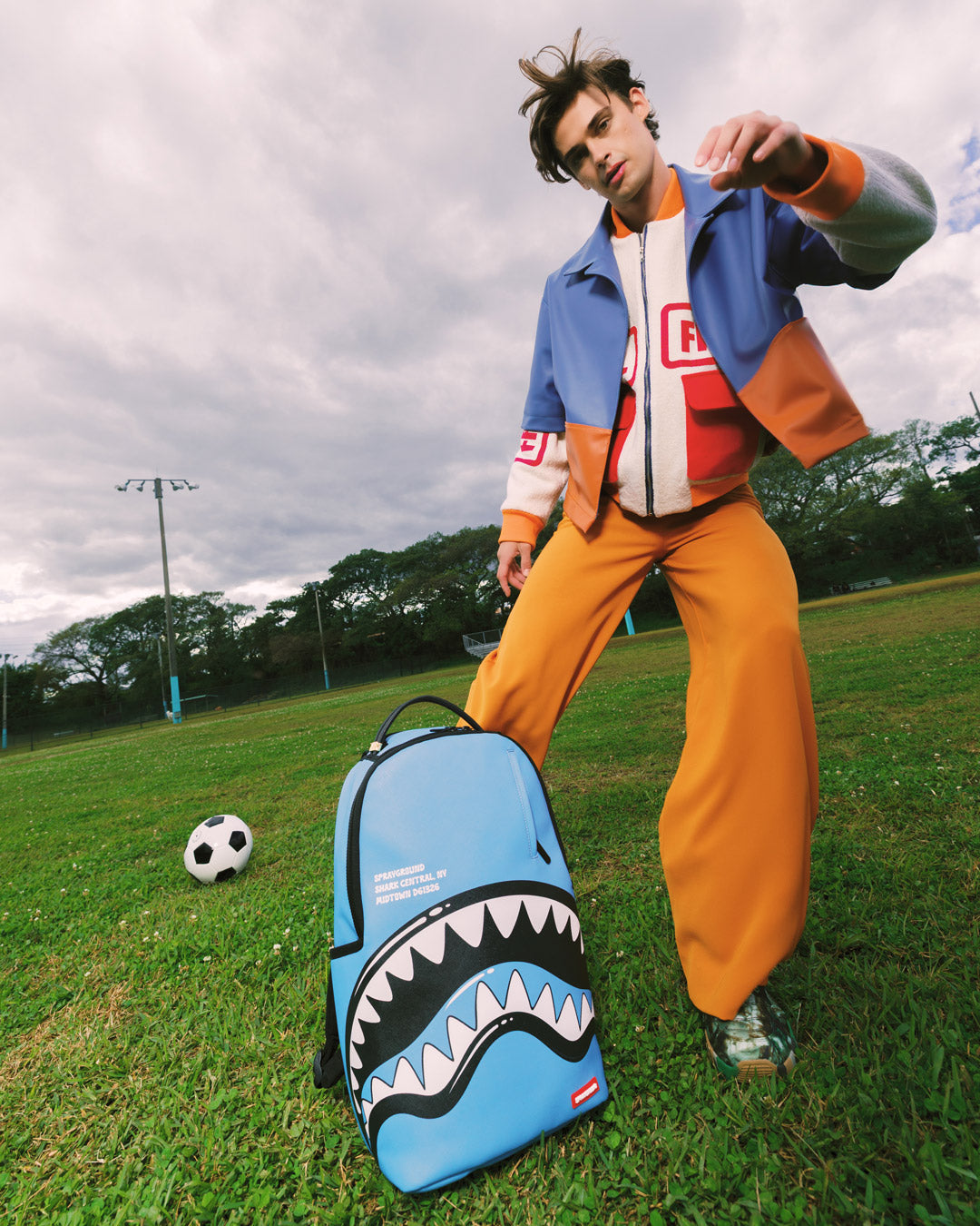 SHARK CENTRAL BUBBLE SHARK (SKY BLU) BACKPACK