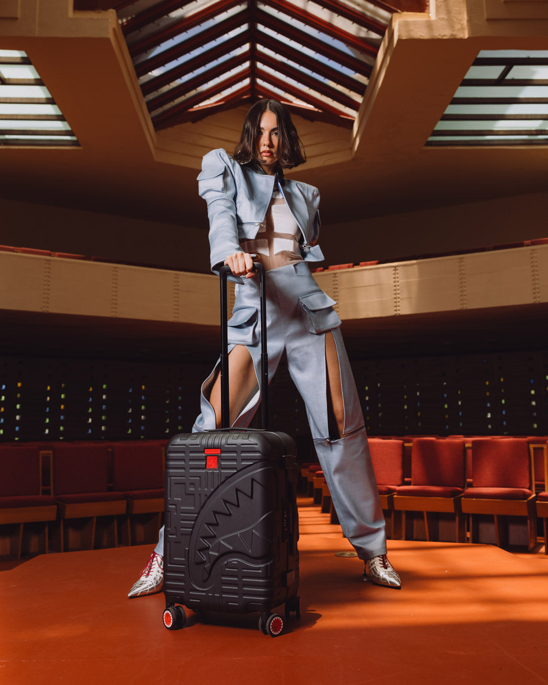 FRANK LLOYD WRIGHT COLLAB HARD SHELL LUGGAGE
