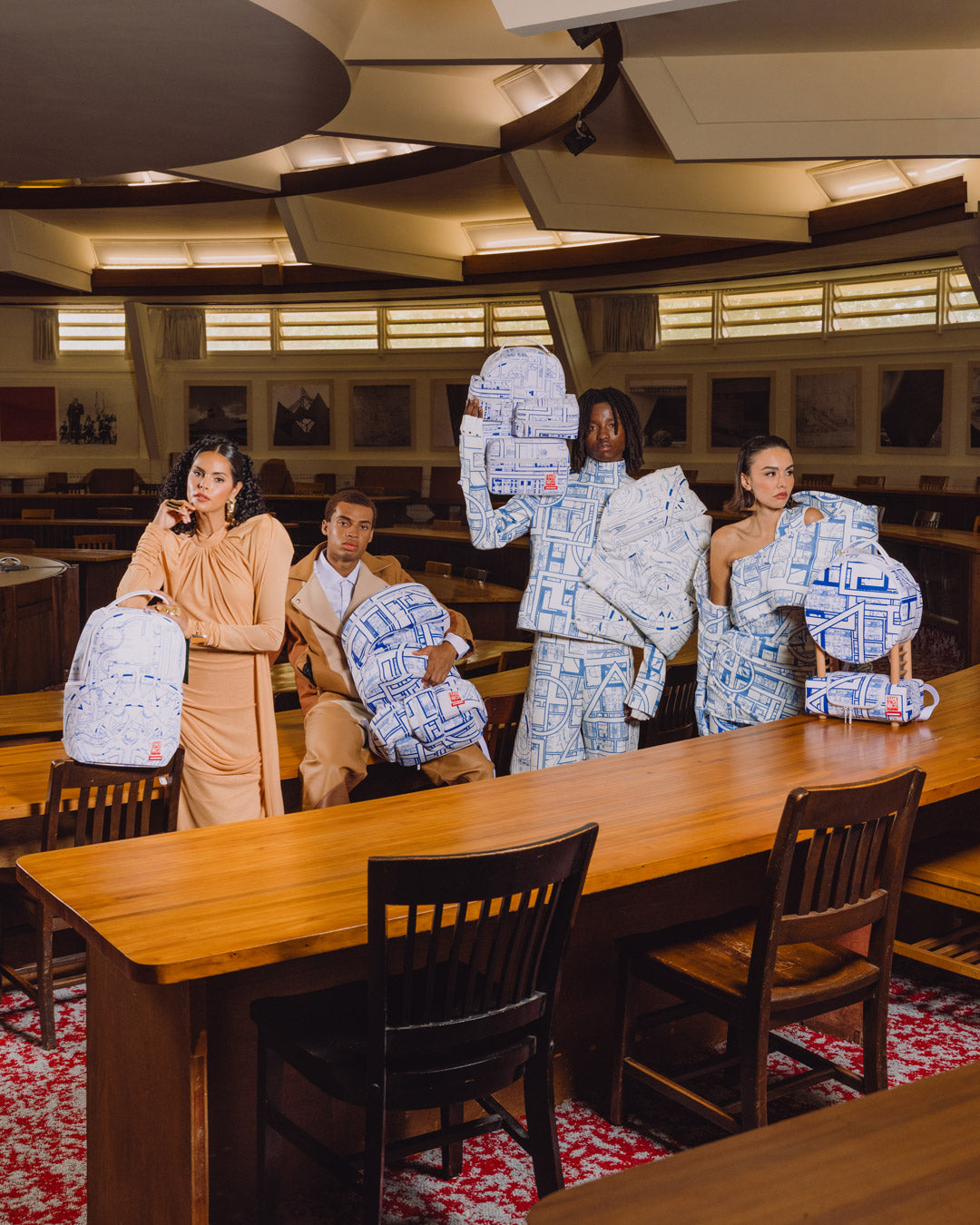 FRANK LLOYD WRIGHT COLLAB DENDRIFORM BACKPACK