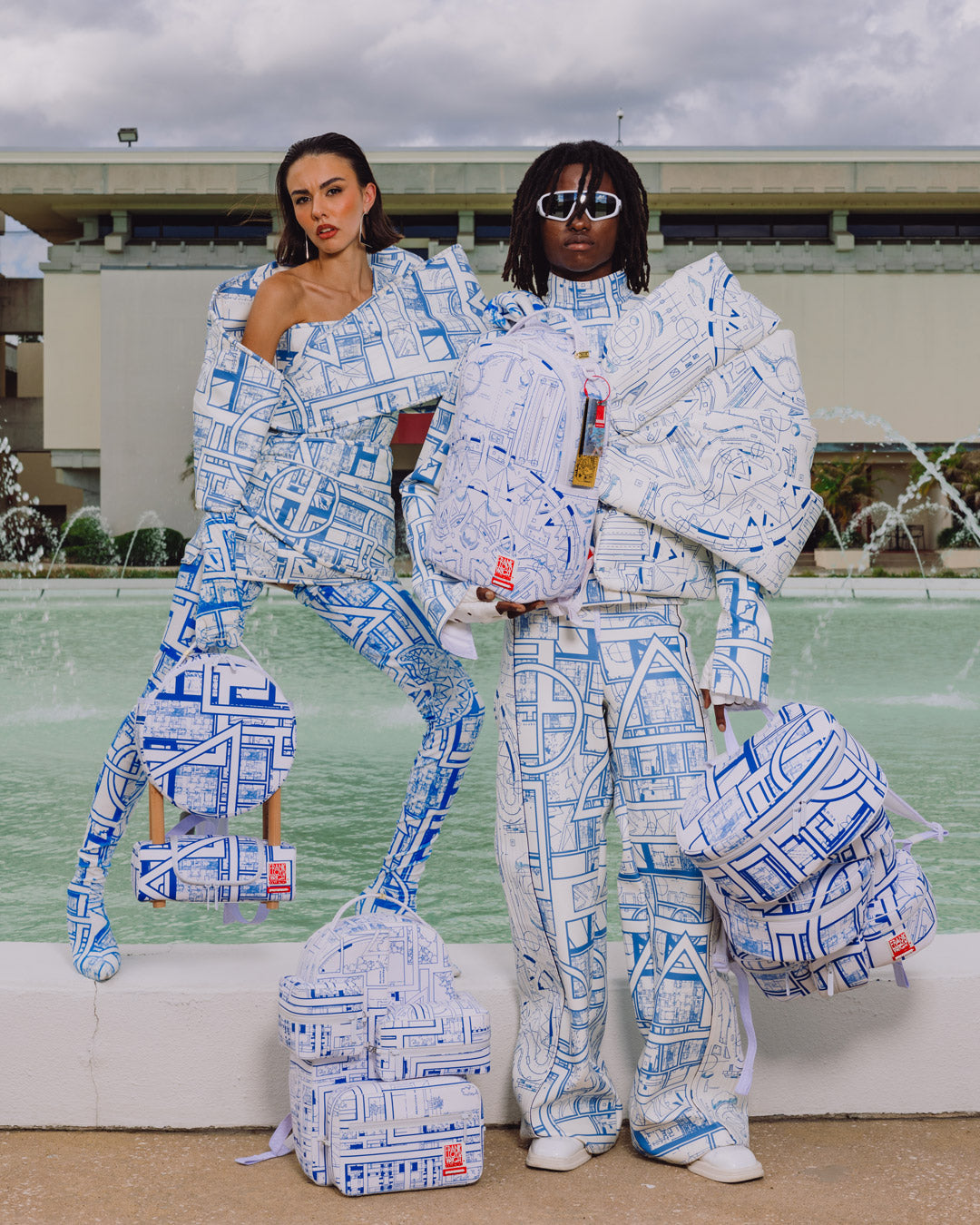 FRANK LLOYD WRIGHT COLLAB BREAKING THE BOX BACKPACK