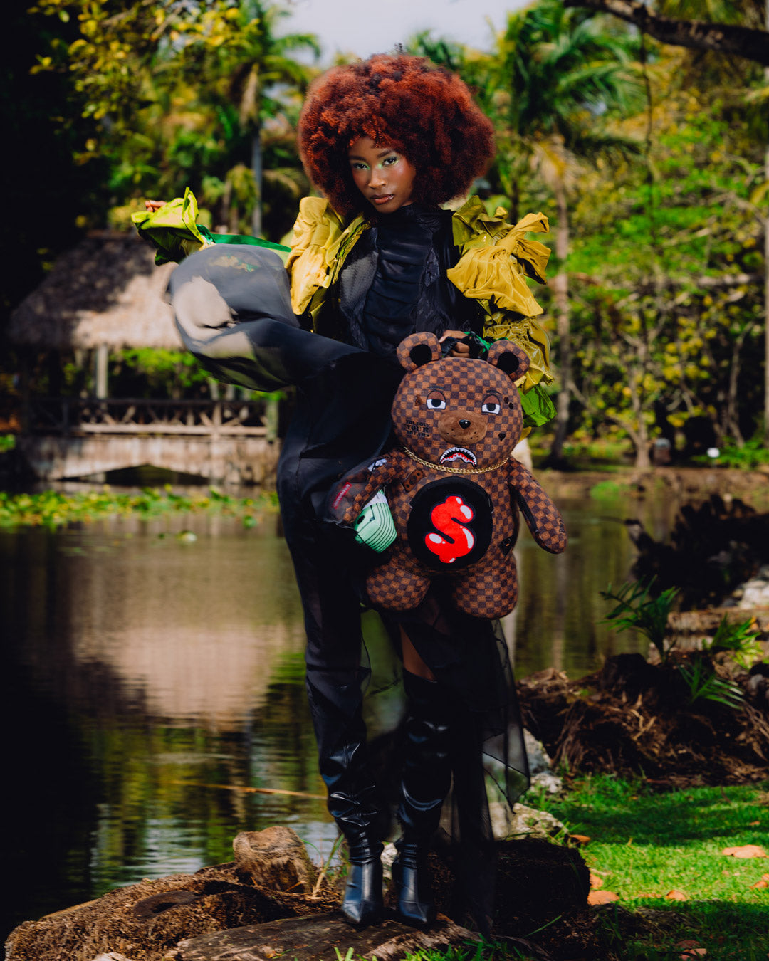 SHARKS IN PARIS GRIN & GRIND MONEYBEAR BACKPACK