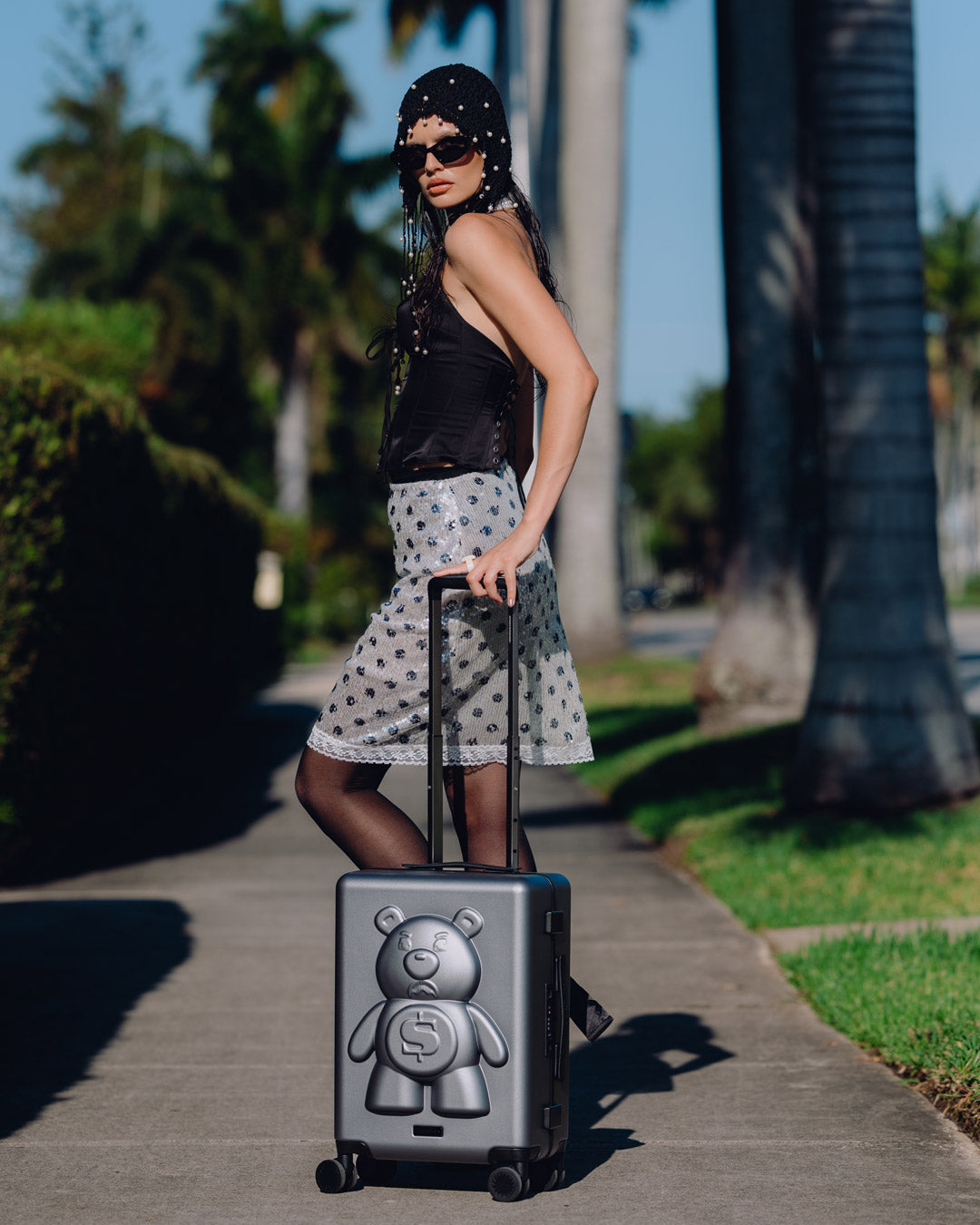 MONEYBEAR VAULT: HARDSHELL CARRY-ON LUGGAGE