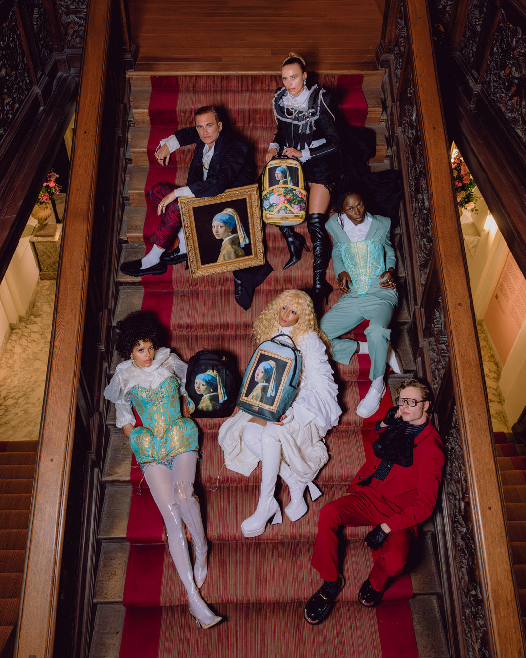 MAURITSHUIS MUSEUM 3D FRAME GIRL WITH A PEARL EARRING COLLAB BACKPACK