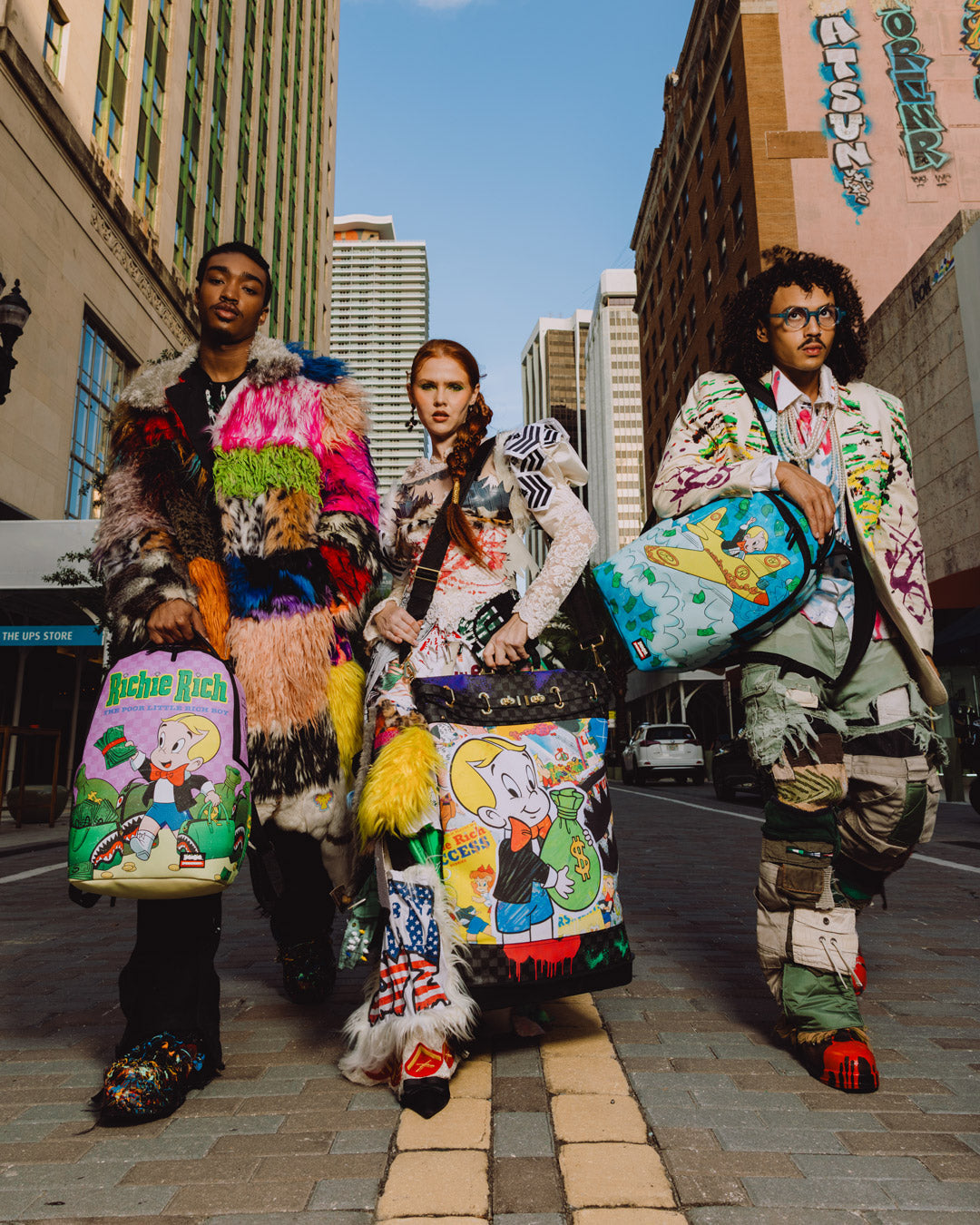 RICHIE RICH SPRAYGROUND COLLECTION BACKPACK