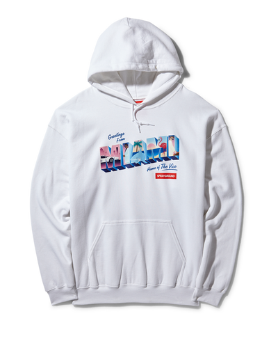 MIAMI VICE HOODY (WHITE)