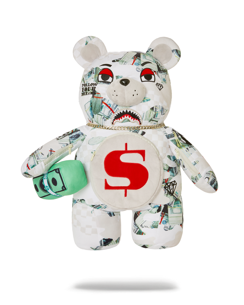 FEROCIOU$ MONEYBEAR TEDDYBEAR BACKPACK