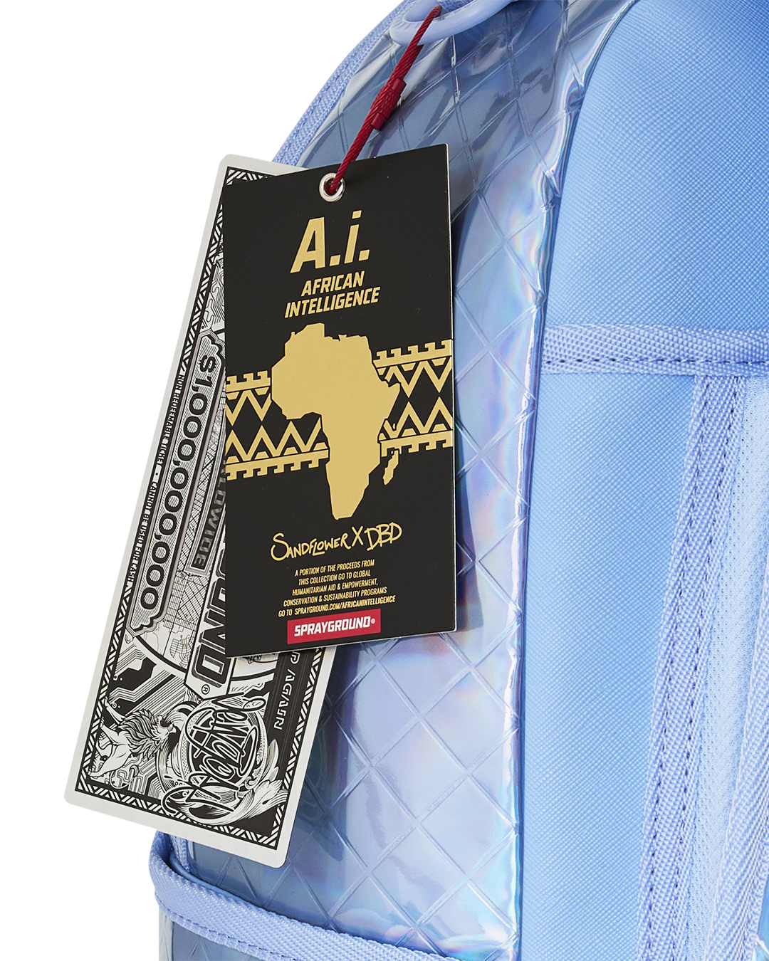 A.I. AFRICAN INTELLIGENCE THE OCEAN WITHIN BACKPACK - SANDFLOWER COLLAB