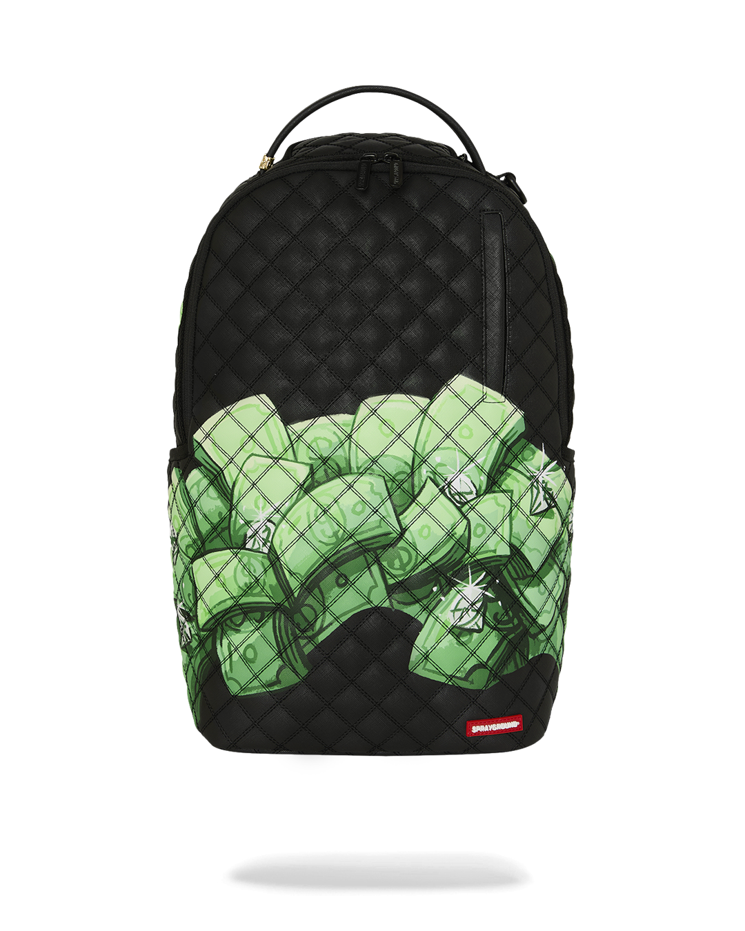 HAND-PAINTED QUILT SHARK BACKPACK