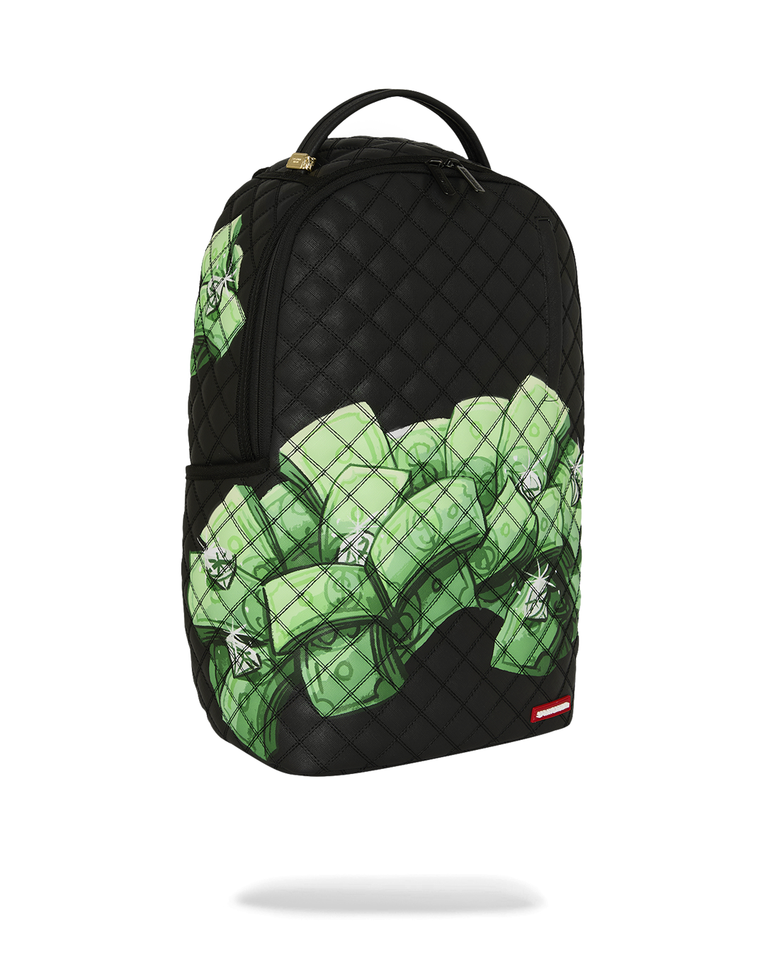 HAND-PAINTED QUILT SHARK BACKPACK