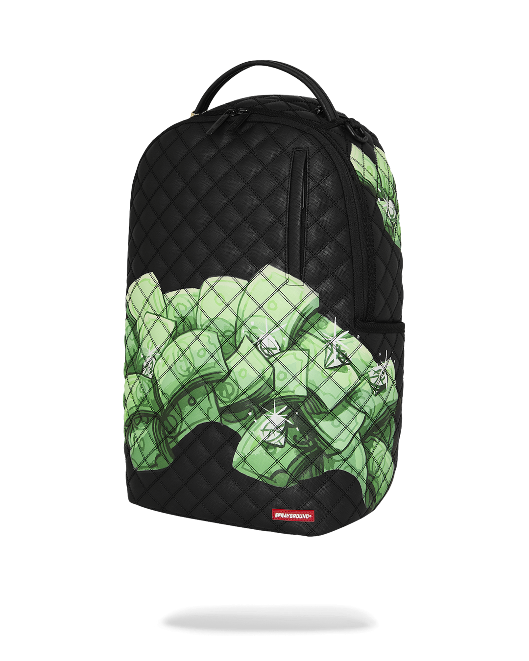 HAND-PAINTED QUILT SHARK BACKPACK