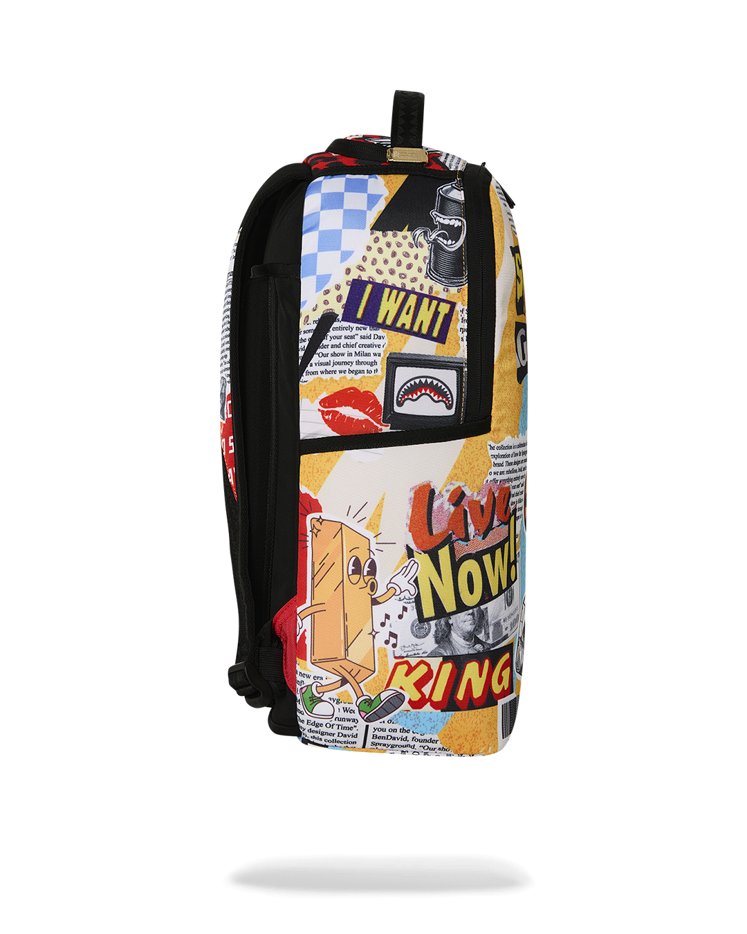 COLLAGE OF FUN BACKPACK