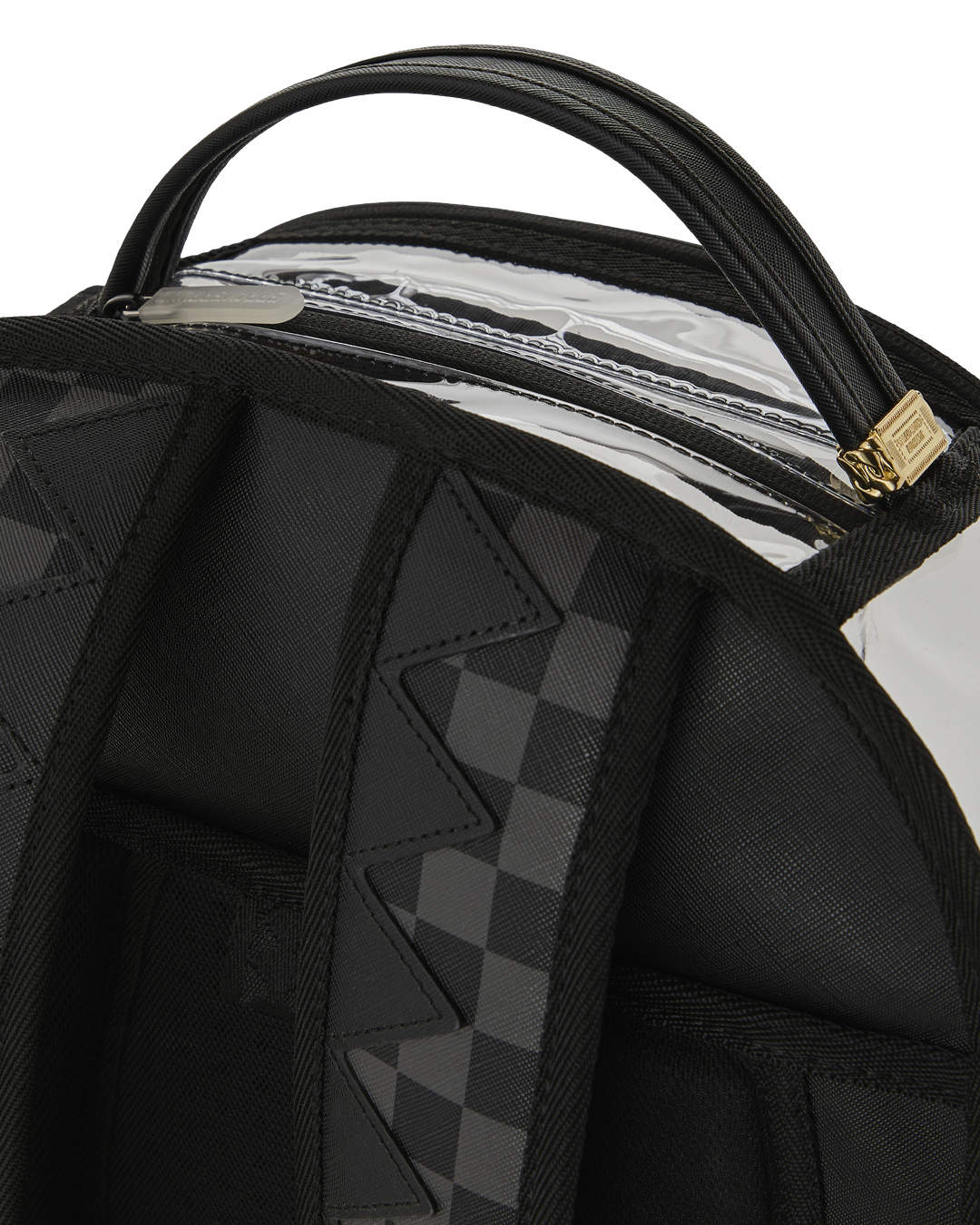 CLEAR DLX BACKPACK - CHECKED OUT (GRAY BLK CHECK)
