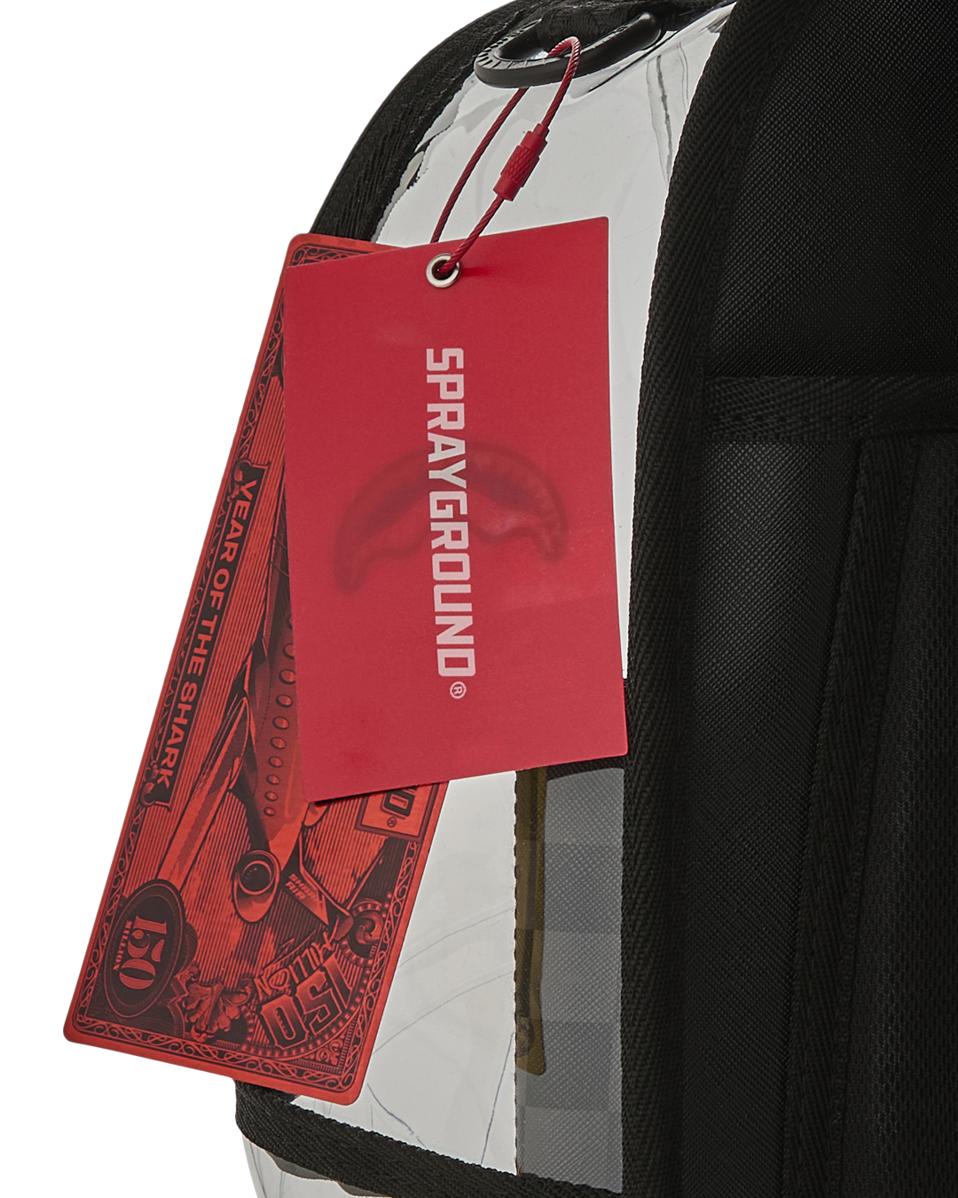 CLEAR DLX BACKPACK - CHECKED OUT (GRAY BLK CHECK)