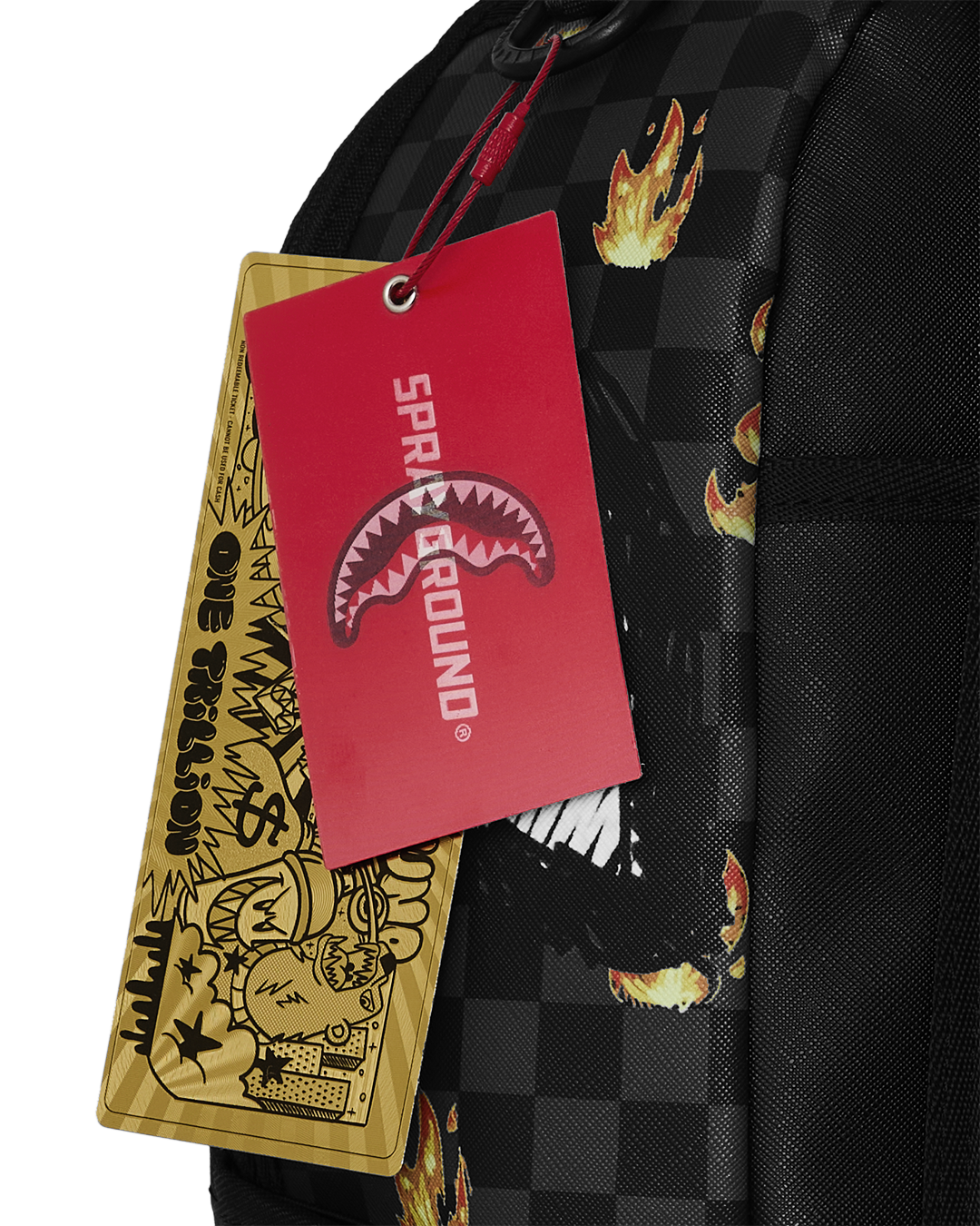 SUPER HOT FIRE SHARKS IN PARIS BACKPACK