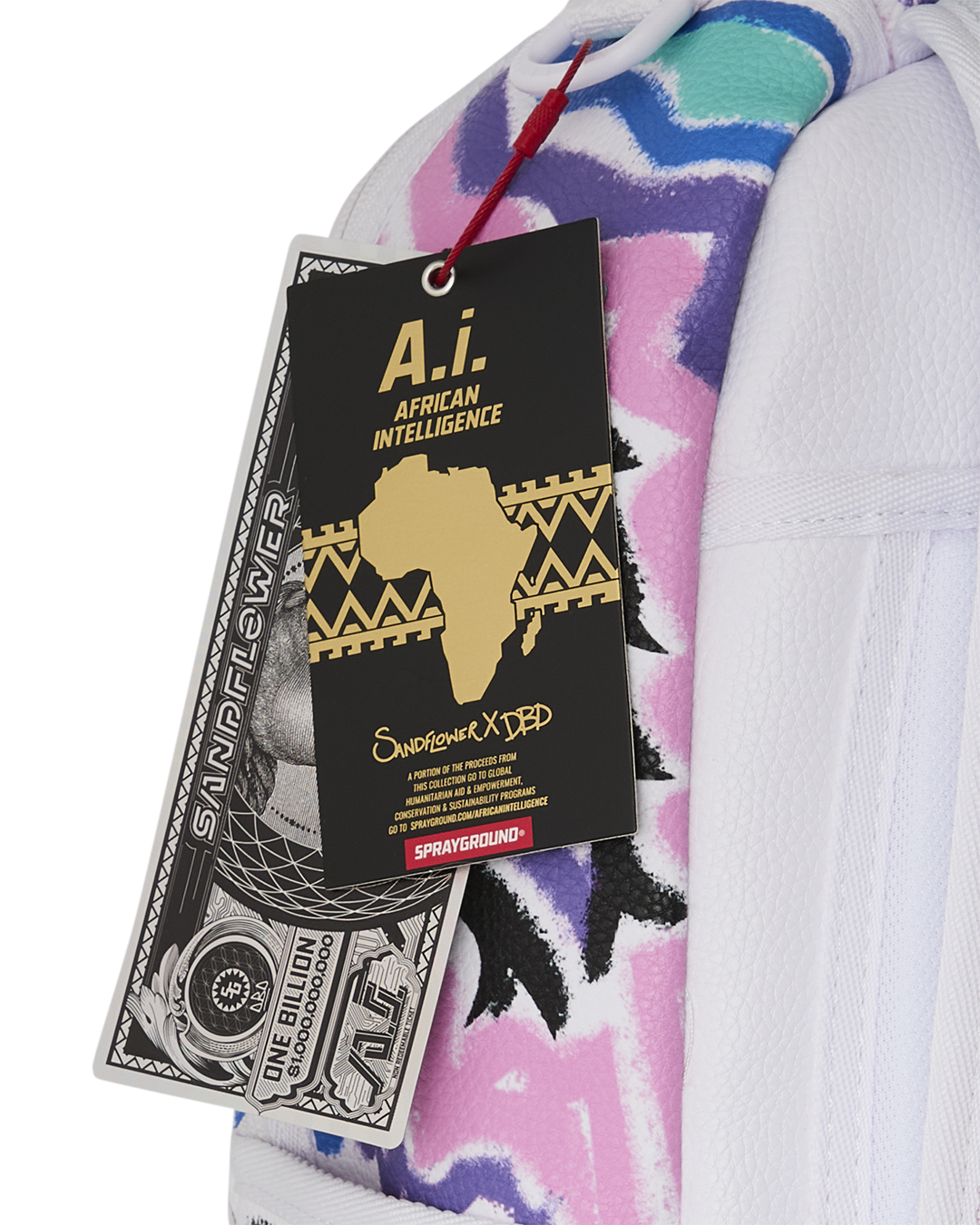 A.I. AFRICAN INTELLIGENCE MOTIVATED MOTION BACKPACK - SANDFLOWER COLLAB