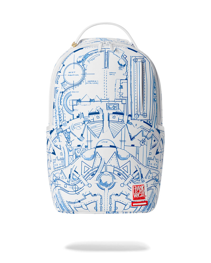 FRANK LLOYD WRIGHT COLLAB ARCHITECTURAL DRAWING BACKPACK