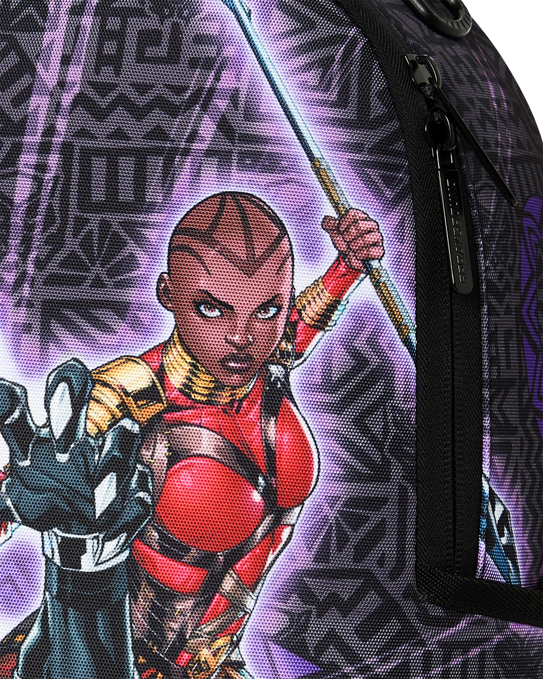 BLACK PANTHER OFFICIAL COLLAB - NEVER BACK DOWN BACKPACK