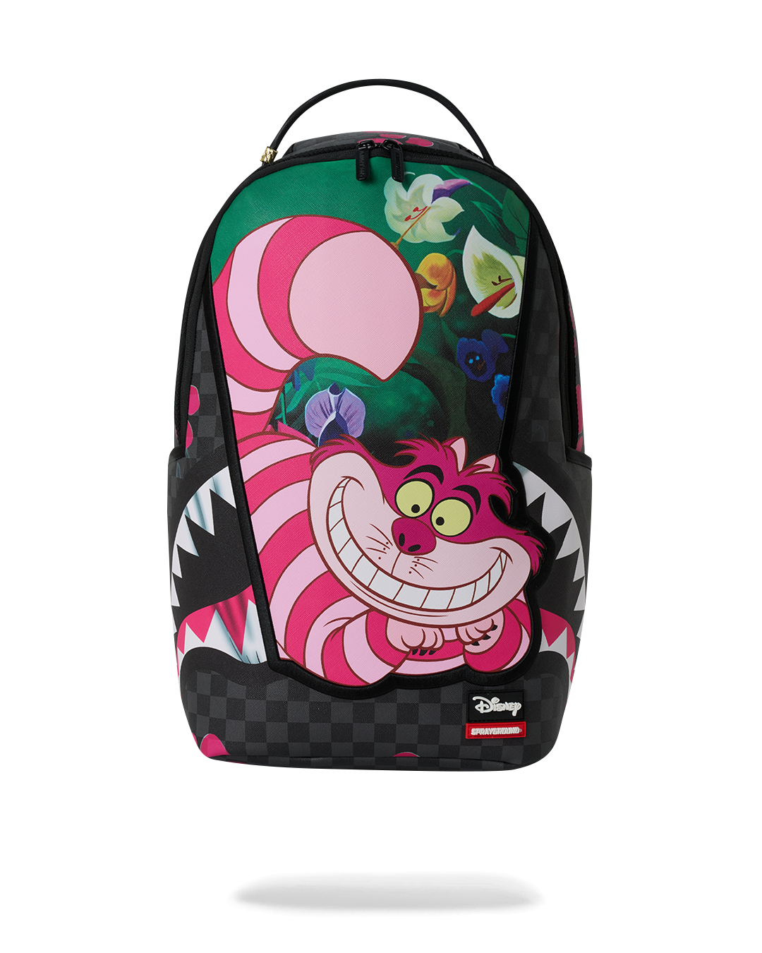 DISNEY ALICE IN WONDERLAND CHESHIRE CAT MAD SHARK  BACKPACK