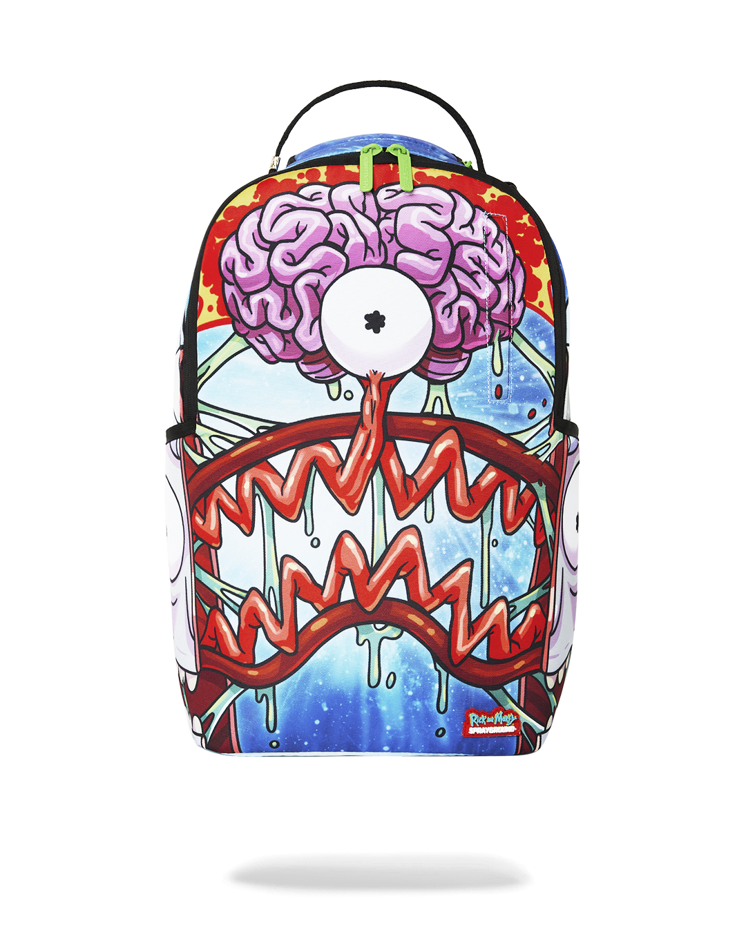 RICK AND MORTY SPLIT RICK HEAD GUTS BACKPACK