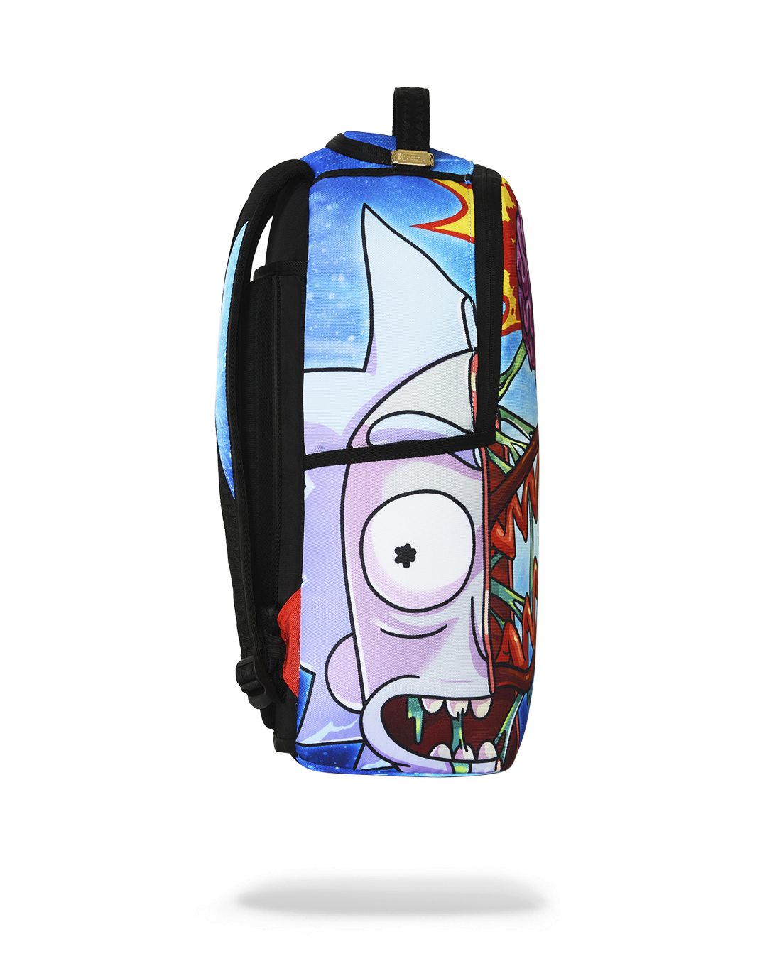 RICK AND MORTY SPLIT RICK HEAD GUTS BACKPACK
