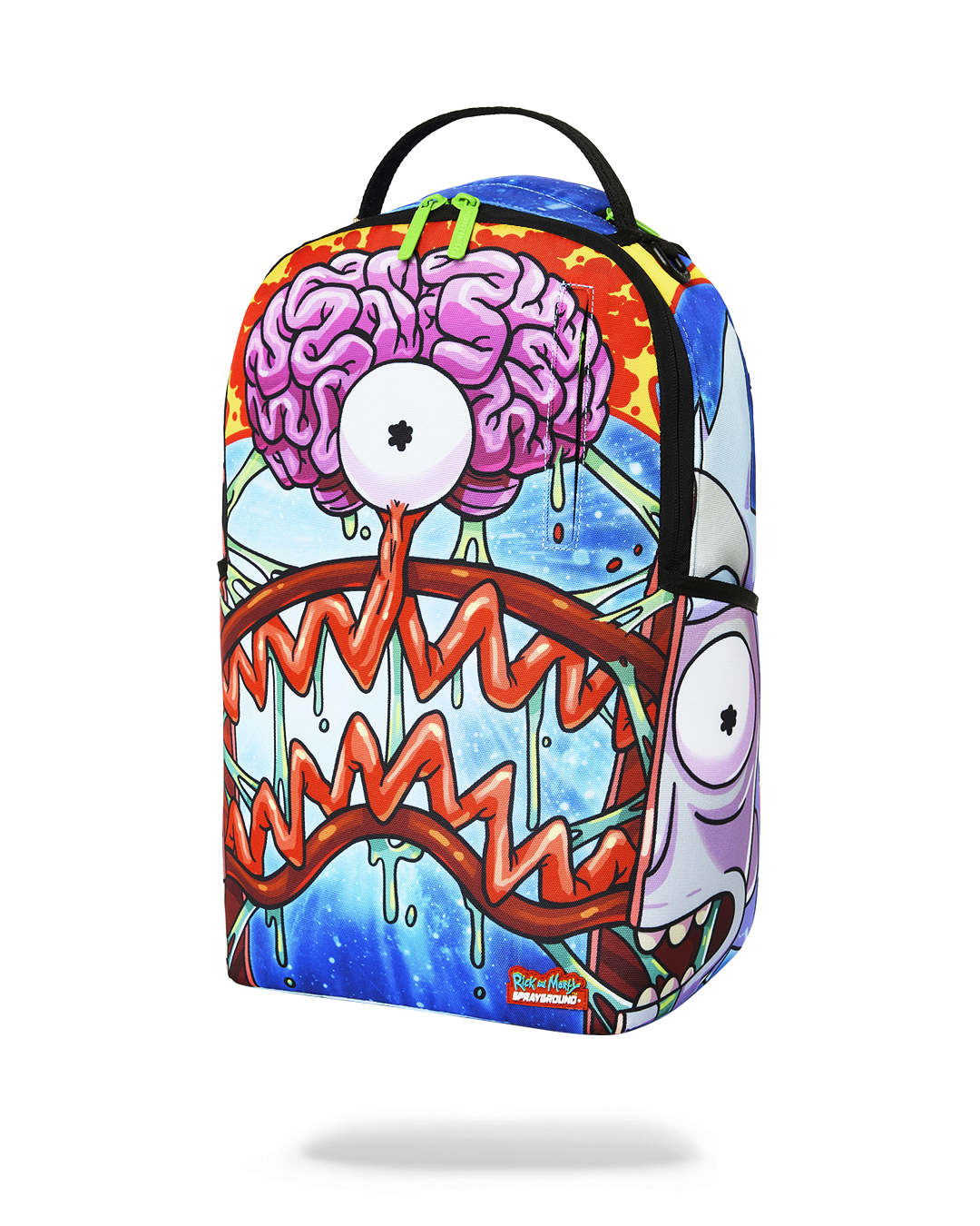RICK AND MORTY SPLIT RICK HEAD GUTS BACKPACK