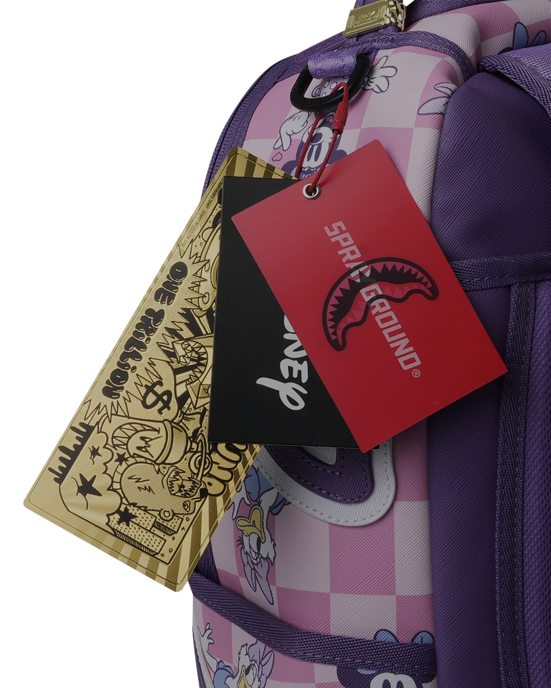 DISNEY MINNIE DAISY CHECK BACKPACK