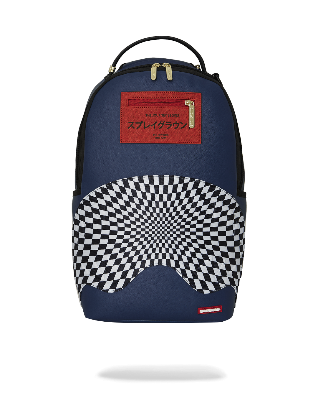 ICHIMATSU-MOYŌ WARP CHECK SHARK BACKPACK