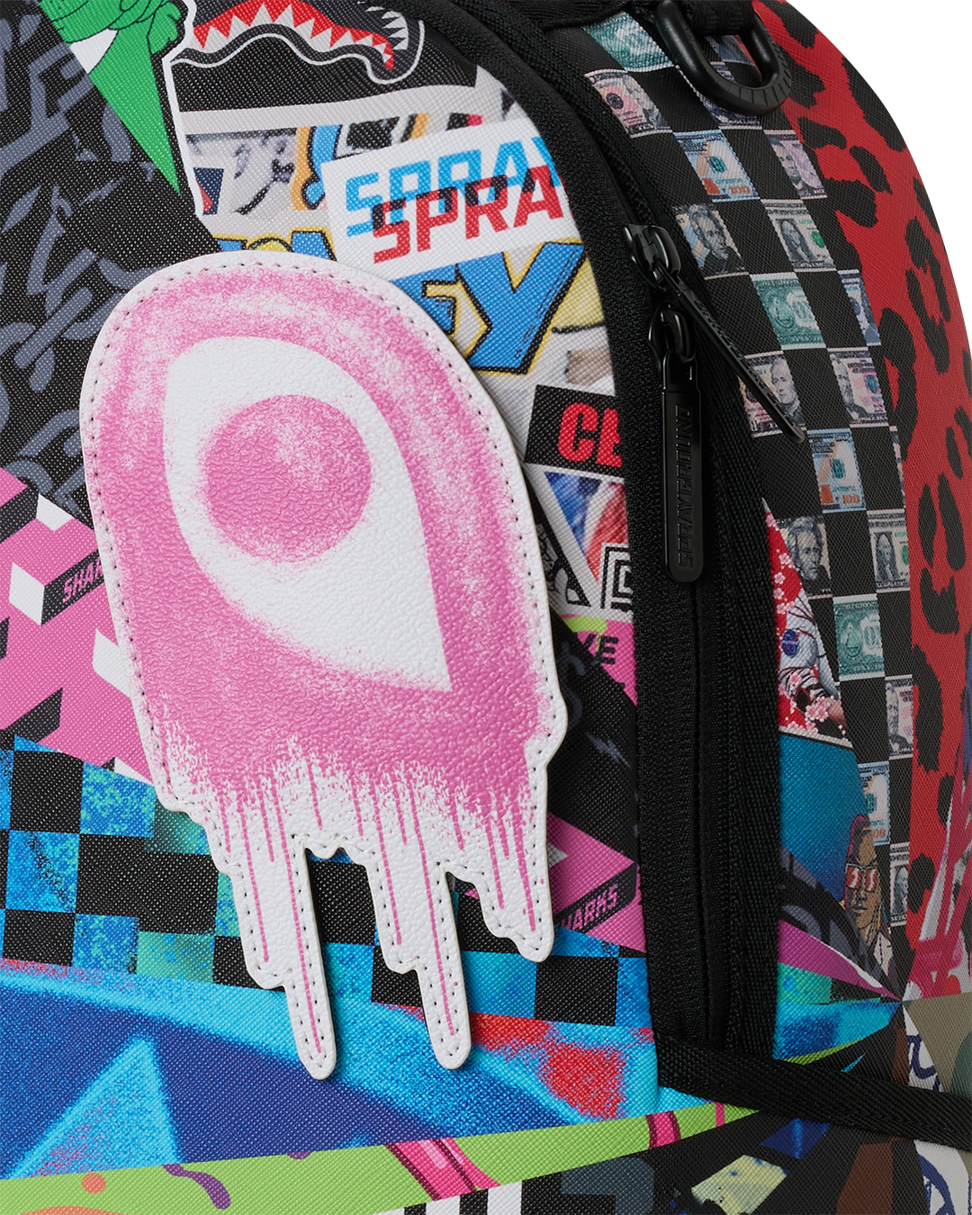 MOOD MODE 6 REMOVABLE VELCRO EYES BACKPACK