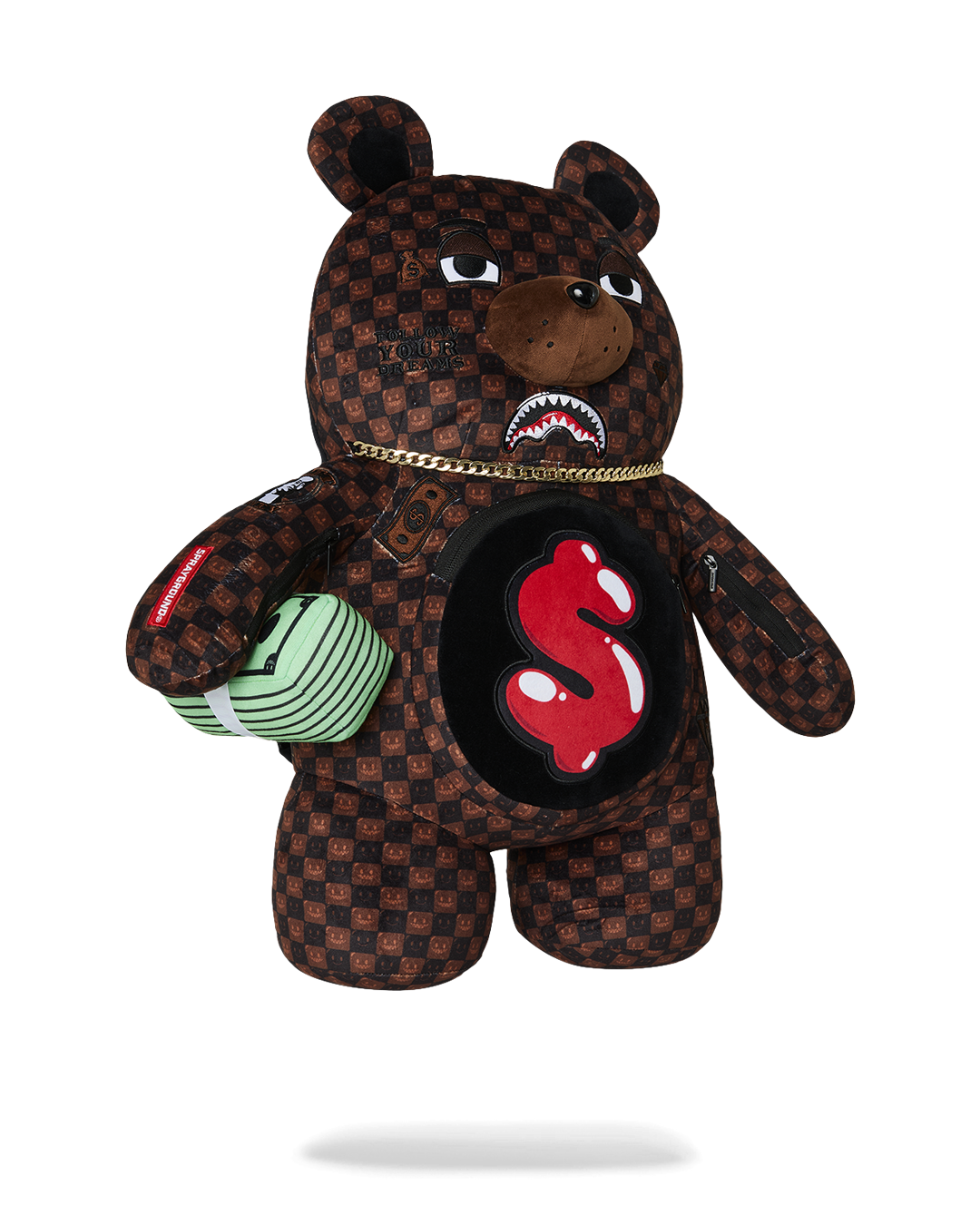 SHARKS IN PARIS GRIN & GRIND MONEYBEAR BACKPACK