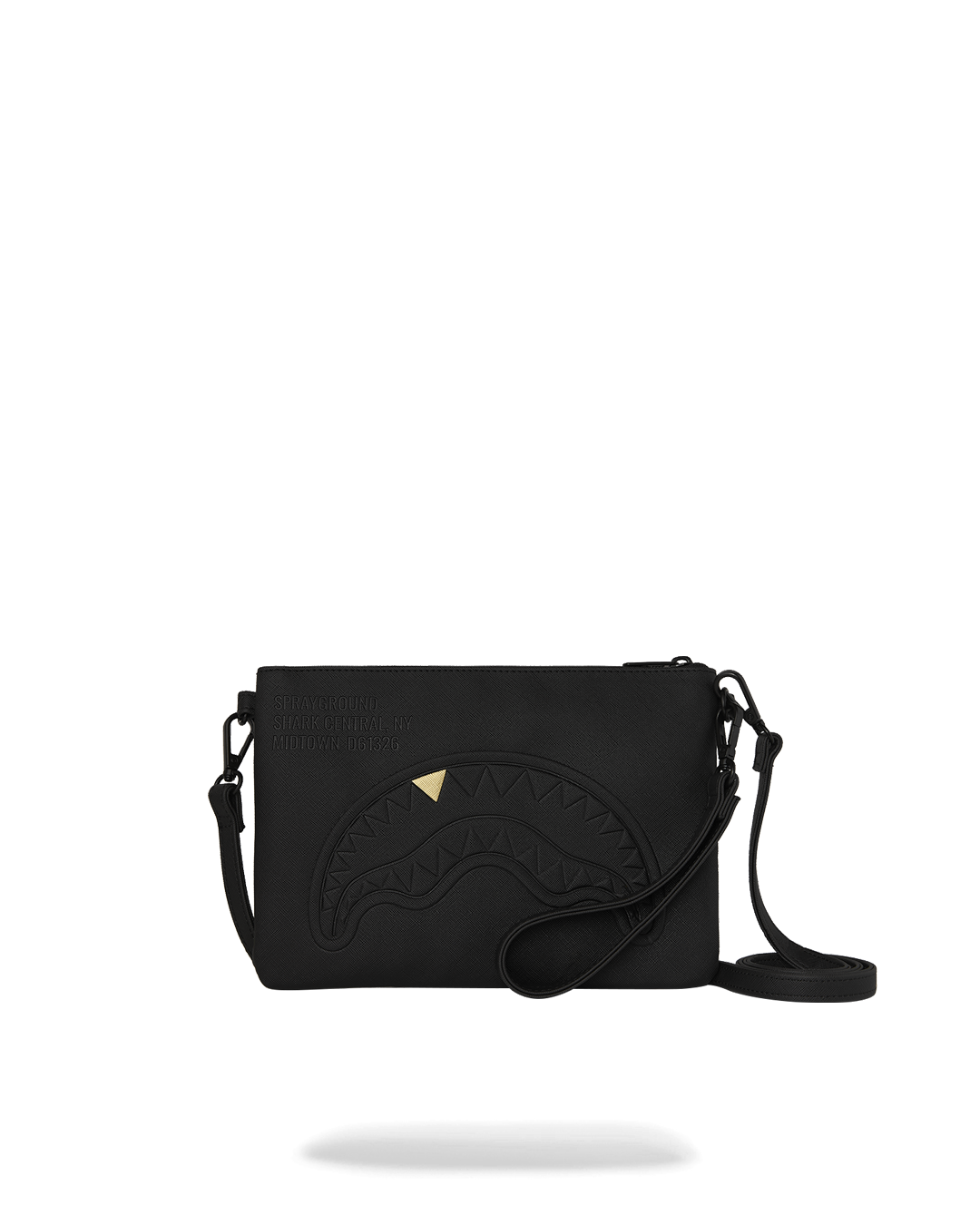 THE GOLDEN FANG SHARK CROSSOVER CLUTCH