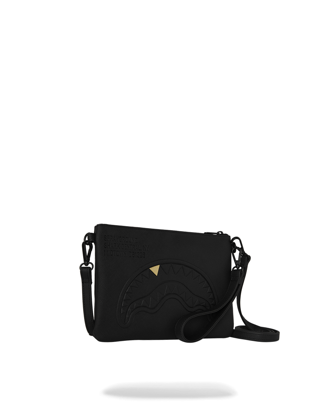 THE GOLDEN FANG SHARK CROSSOVER CLUTCH