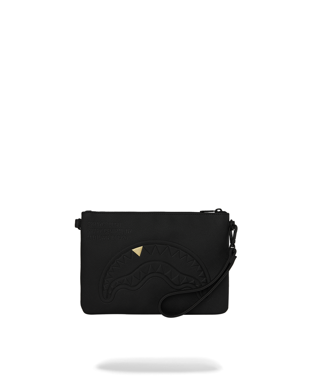 THE GOLDEN FANG SHARK CROSSOVER CLUTCH