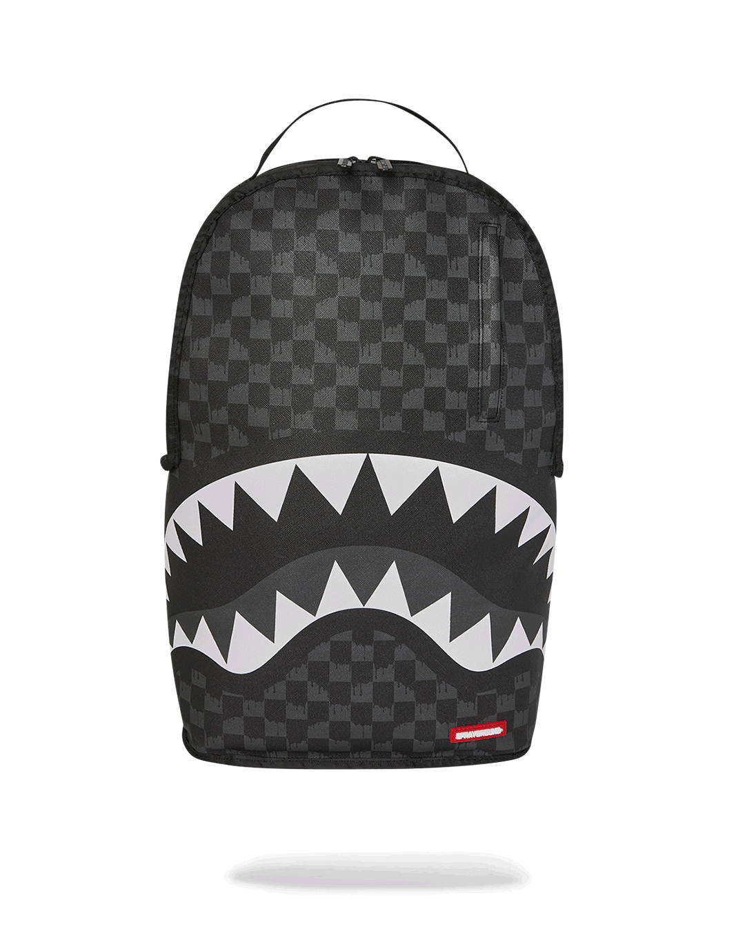 REVERSE MODE - PURPLE VELOUR TO BLACK CHECK BACKPACK