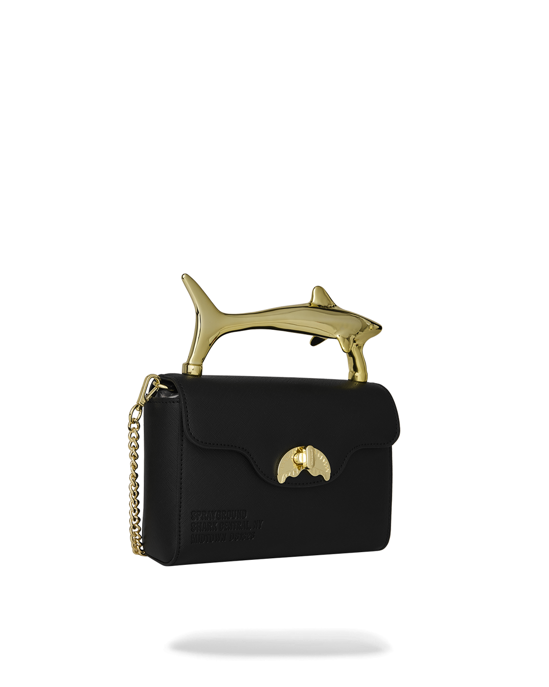 THE GOLDEN FANG SHARK HANDBAG