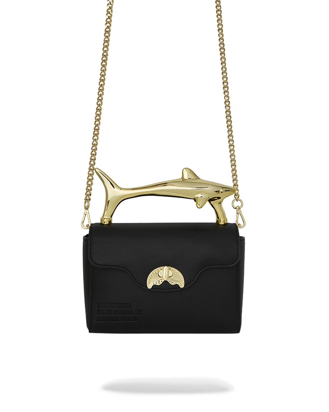 THE GOLDEN FANG SHARK HANDBAG