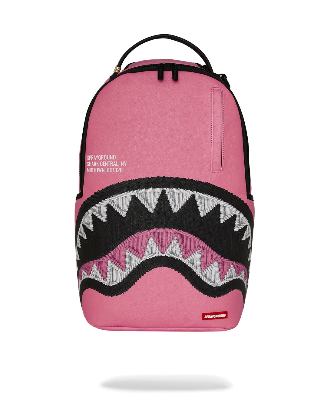 SHARK CENTRAL EMBROIDERED EFFECT BACKPACK