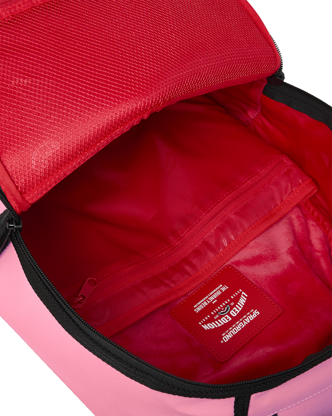 SHARK CENTRAL EMBROIDERED EFFECT BACKPACK