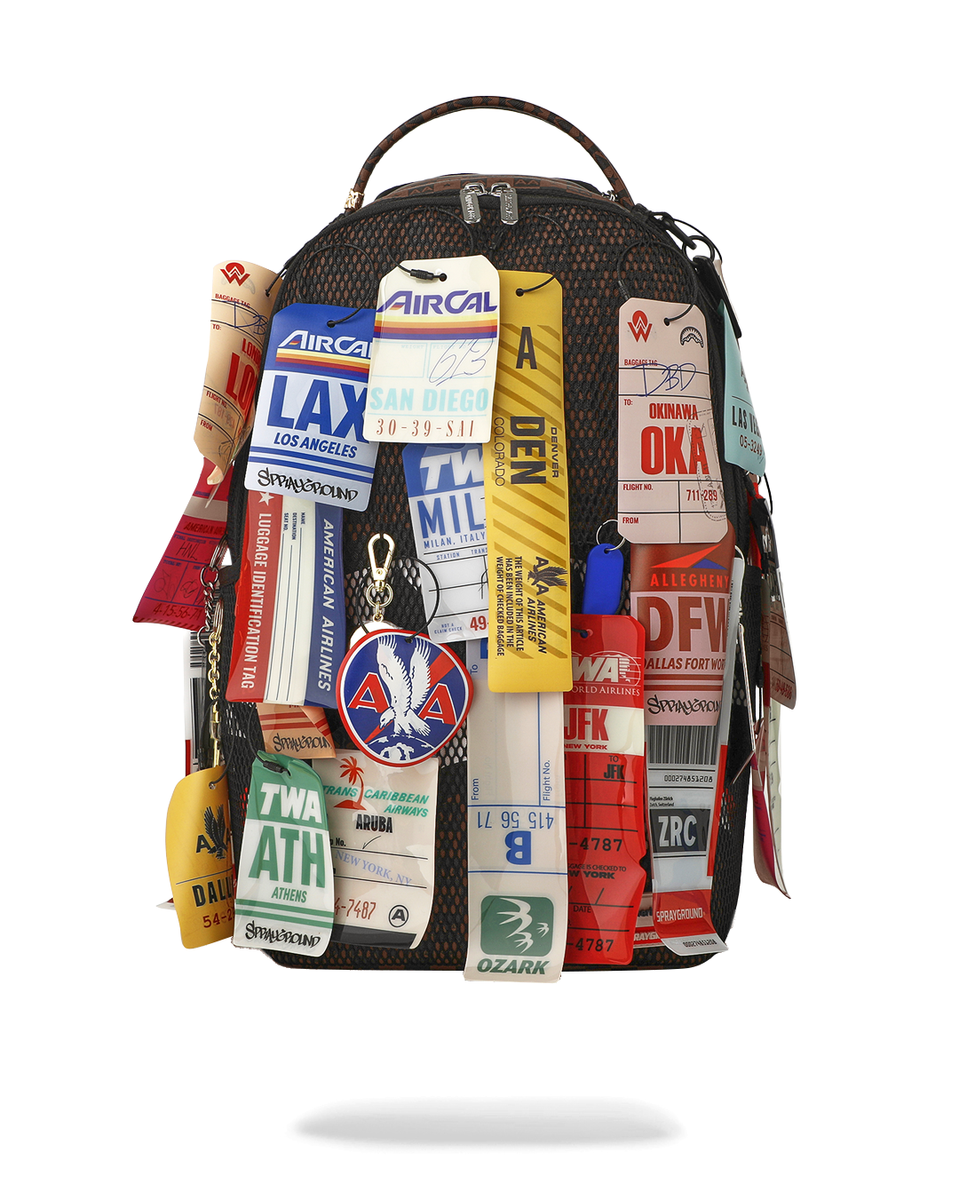 AMERICAN AIRLINES 100 YRS - TAGS ON TAGS BACKPACK