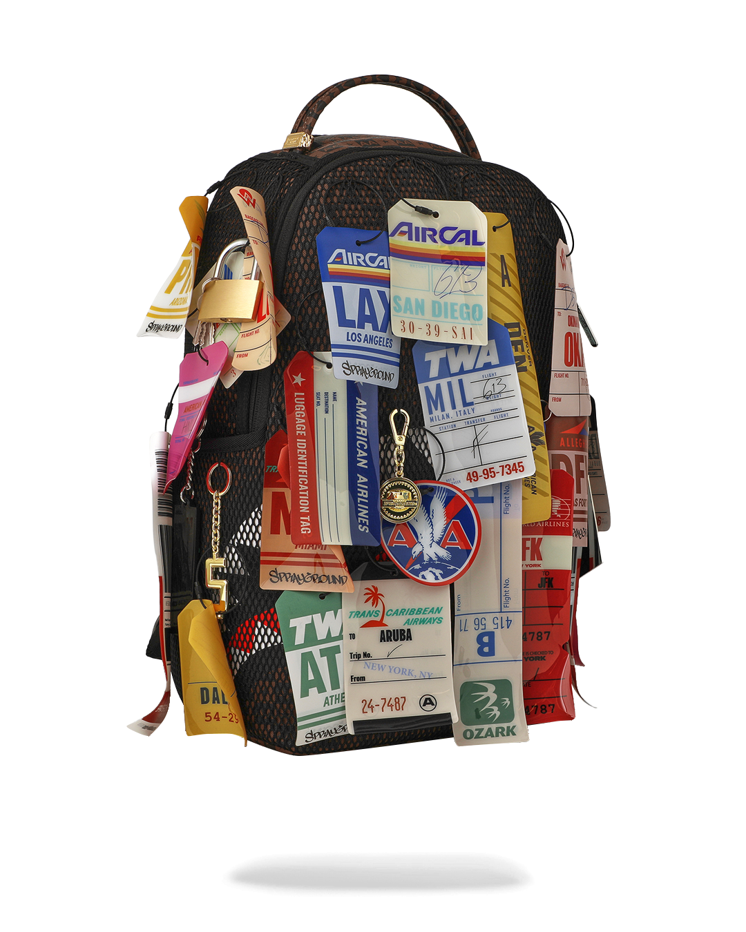 AMERICAN AIRLINES 100 YRS - TAGS ON TAGS BACKPACK